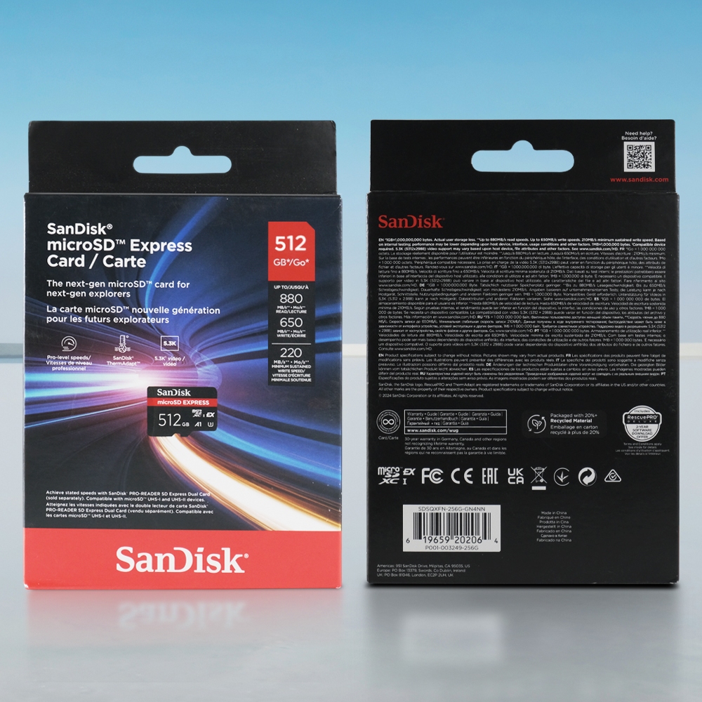 SW2 Switch 2 SanDisk MicroSD Express 512GB microSDXC Micro SD