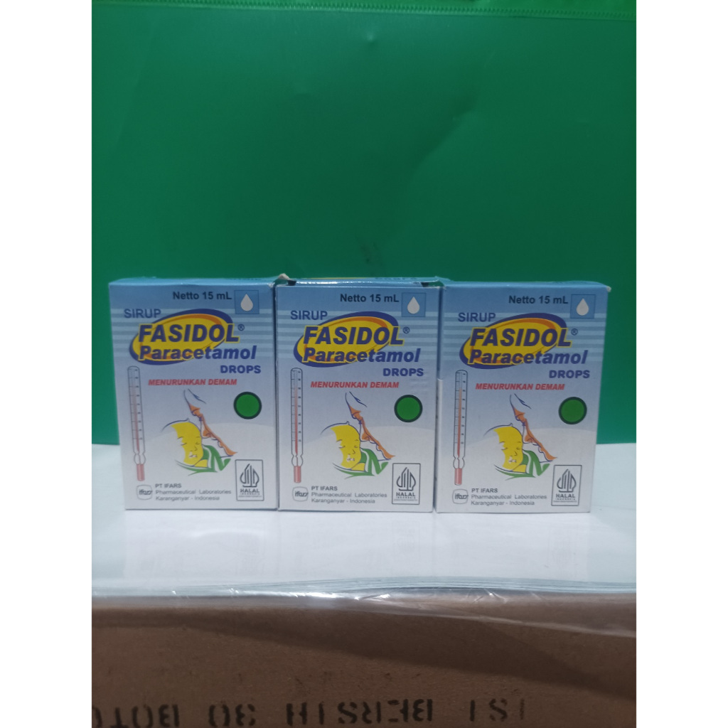Fasidol Drop 15ml paracetamol obat turun demam untuk bayi