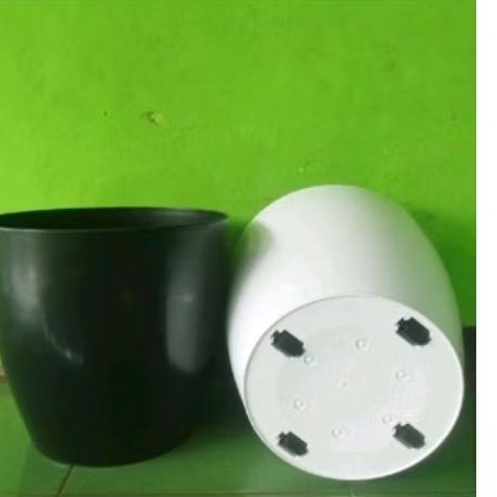 pot lovenia. pot pelastik untuk bak air dan pot bunga. ukuran 40 cm. model terazzo