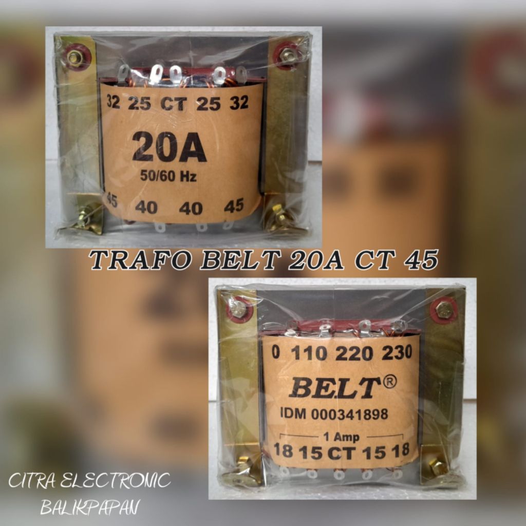 TRAFO BELT 20A CT 45