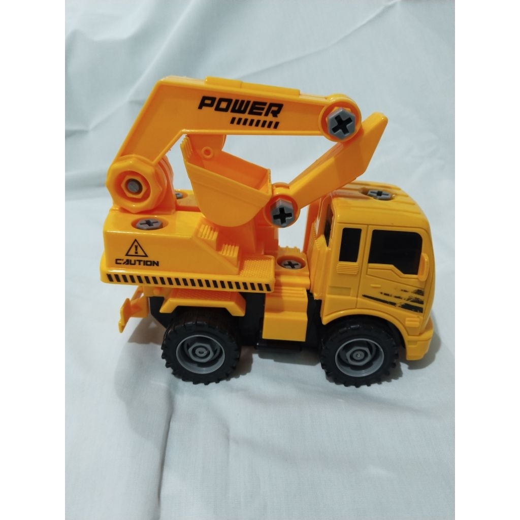 Mainan truk excavator anak - bekas