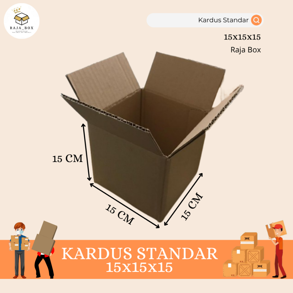 Kardus Karton 15x15x15 Kardus Box Packing Polos