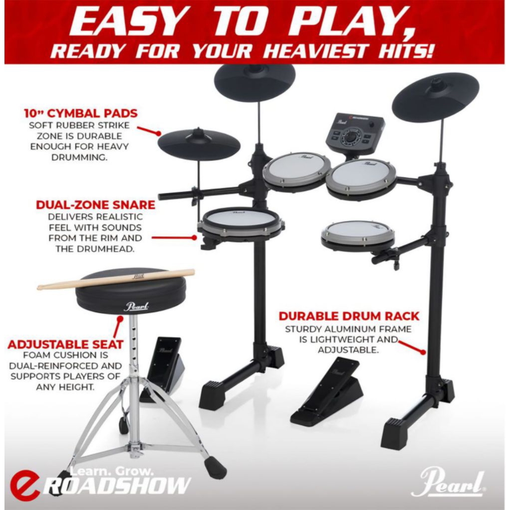Pearl E-Roadshow Drum Elektrik - Electric Drum Pearl Original