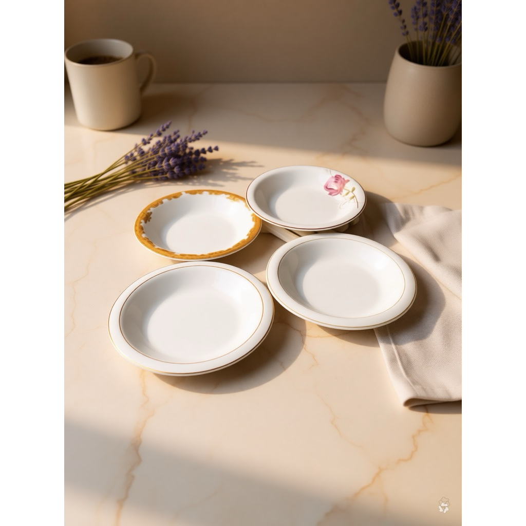 Piring keramik 9,25 inch | Piring makan keramik | Piring lontong keramik | Piring keramik
