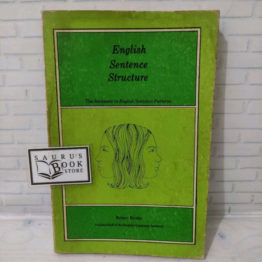 (ORIGINAL) Buku English Sentence Structure (Robert Krohn) - Cetakan 1977