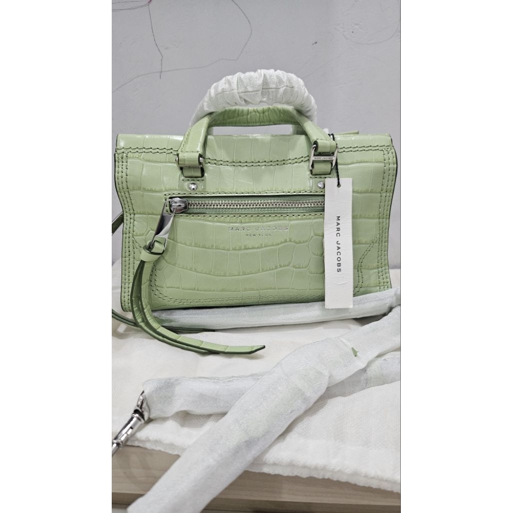 Marc Jacobs Mini Cruiser Croco Pear