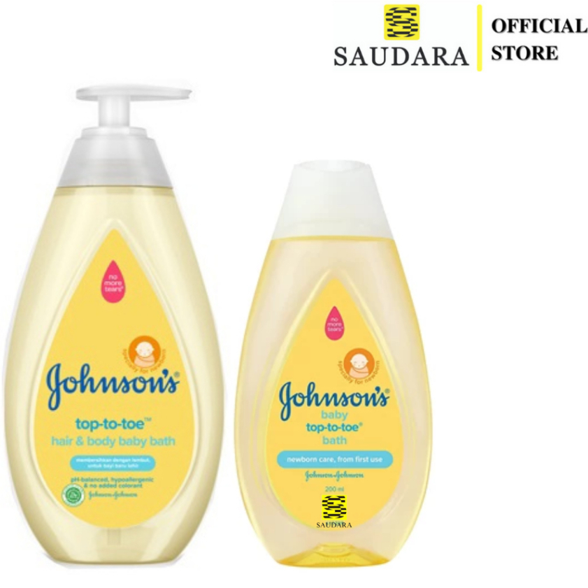 Johnson's Baby Bath Top To Toe  (200 Ml), Johnson's Baby Bath Top To Toe (500 Ml) - Johnson Baby Bat