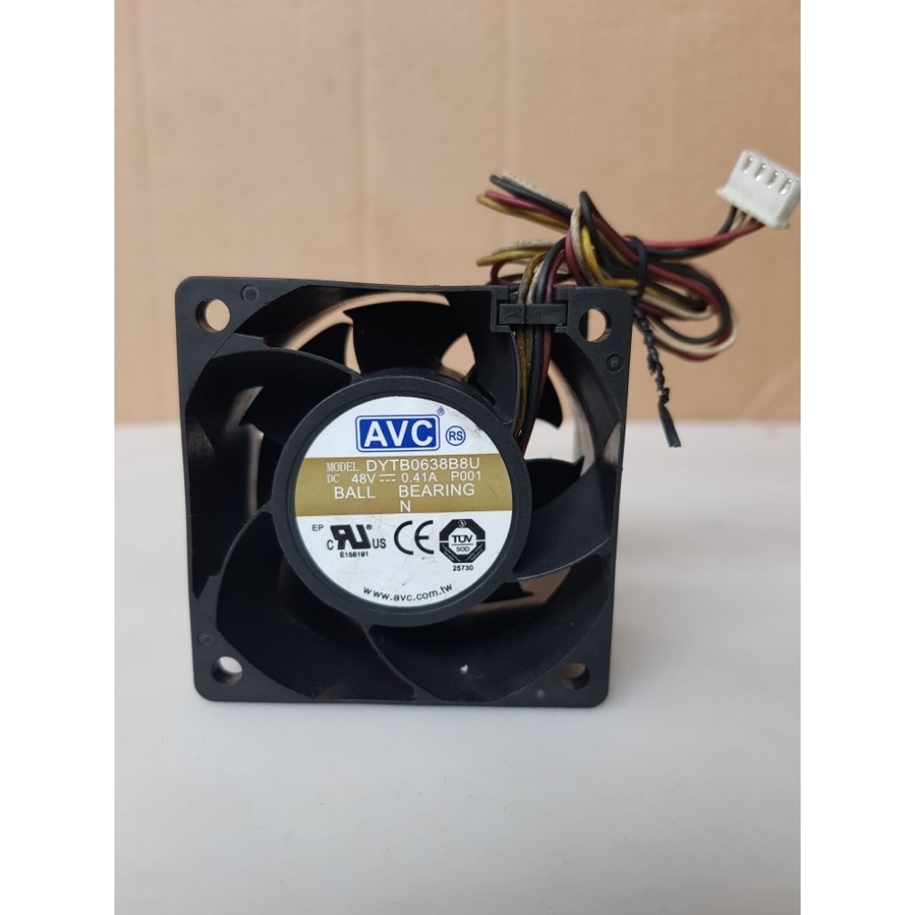 Fan kipas AVC DC 48V-0.41A 6X6CM 4pin