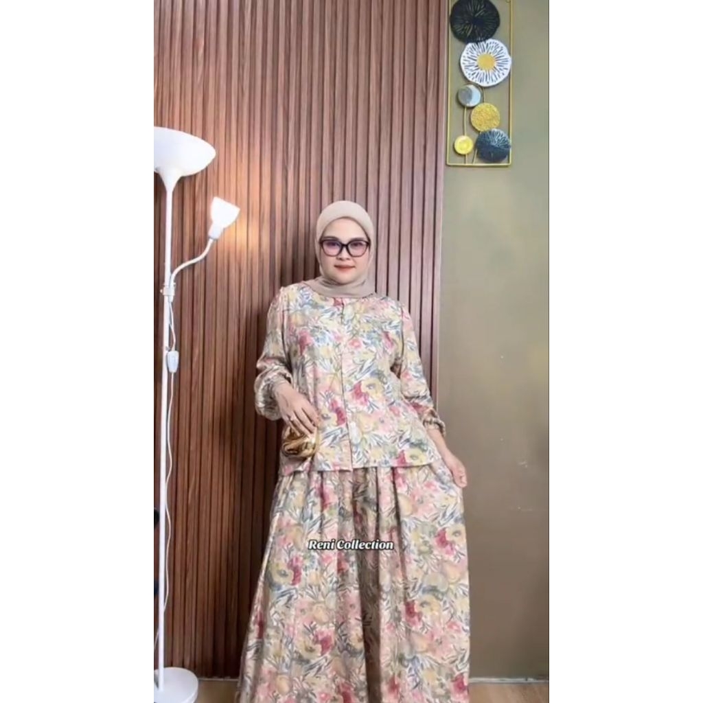 Kalea OneSet Jumbo // Set Kulot Jumbo Rayon Premium // COD
