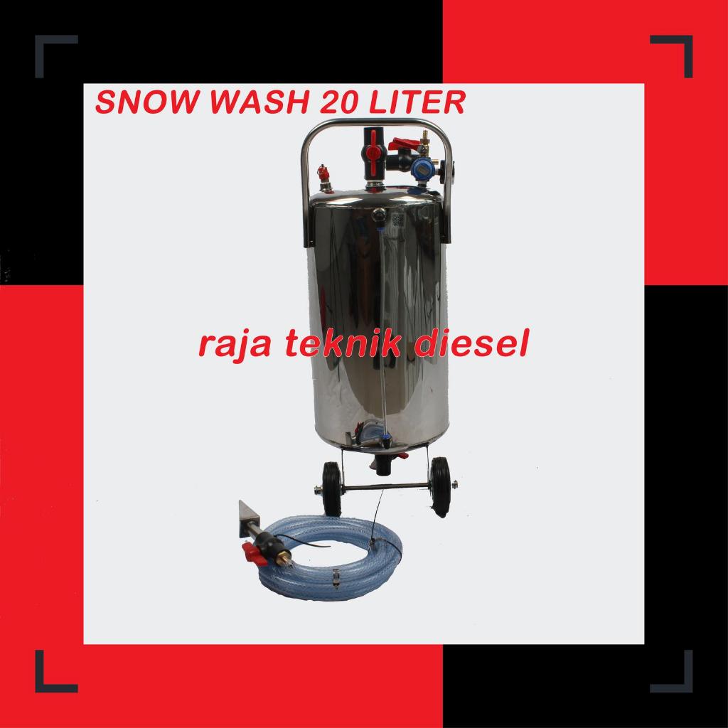 TABUNG SALJU SNOW WASH 20 LITER CUCI MOTOR DAN MOBIL 20 LITER