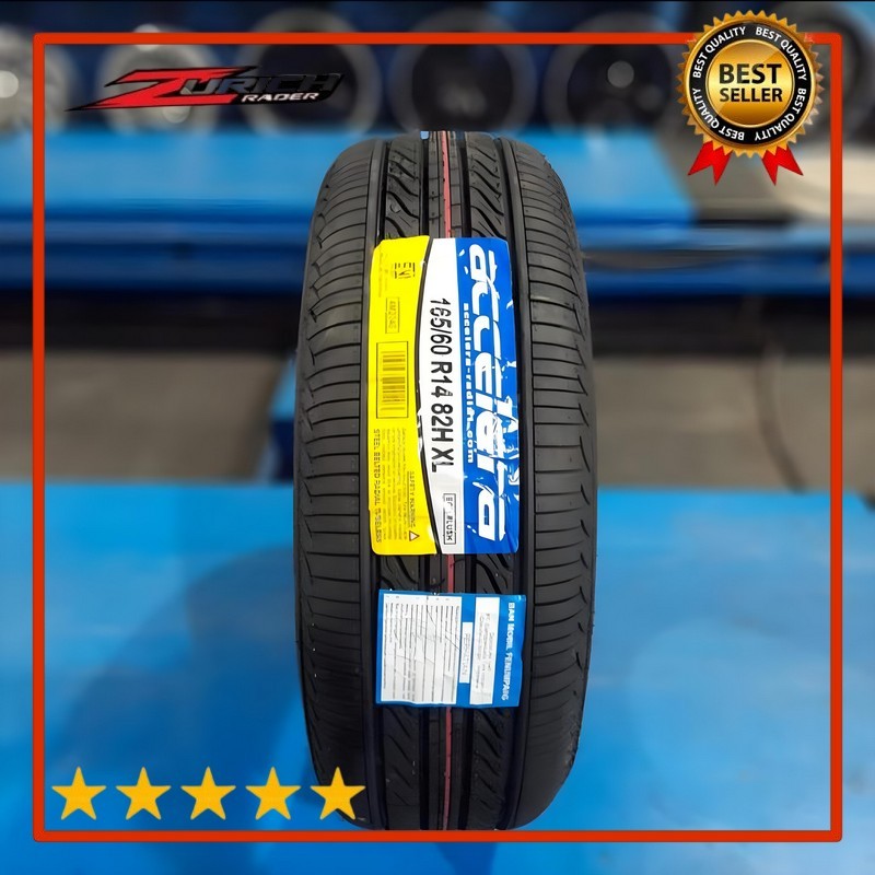 Ban Mobil 165 60 R14 Merek Accelera Eco Plush Ukuran 165/60 R14 Tubles