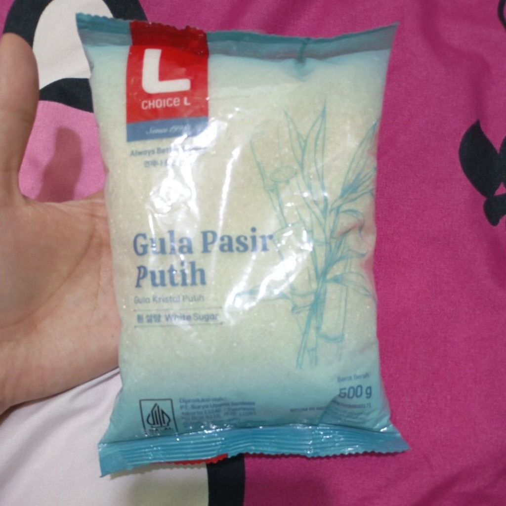 gula pasir manis choice L 500 grm biru
