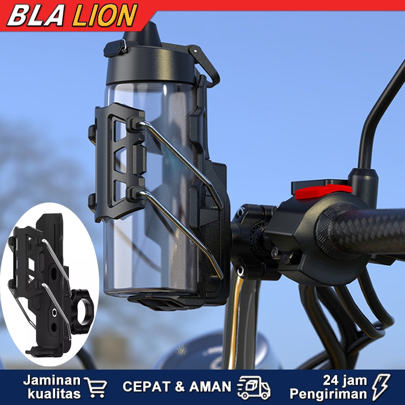 Botol Holder Motor Universal Anti Guncang Tempat Minum Spion Motor Bisa Dilipat Waterproof Untuk Var