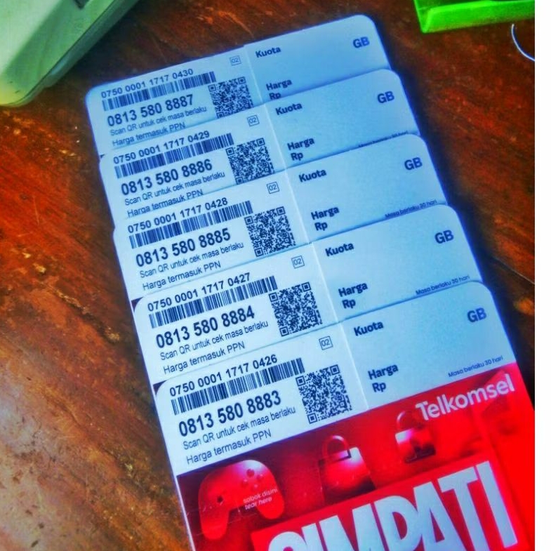SIMPATI 11 DIGIT NOMOR CANTIK RAPI COUPLE TRIPLE 888 8887 8886 8885 8884 8883