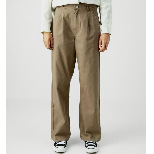Workpants Chino Mocca - Celana Chino Loose Fit Standar Reguler Straight Gombrong (Non Stretch)