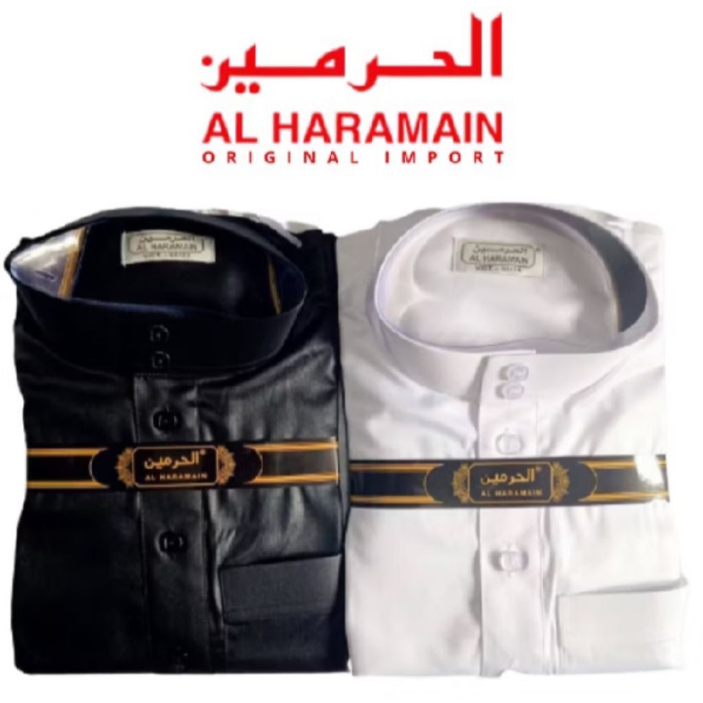 ( BISA COD ) GAMIS / JUBAH AL HARAMAIN POLYSTER IMPORT VIET UKURAN ANAK REMAJA DEWASA POLOS THOBE PR