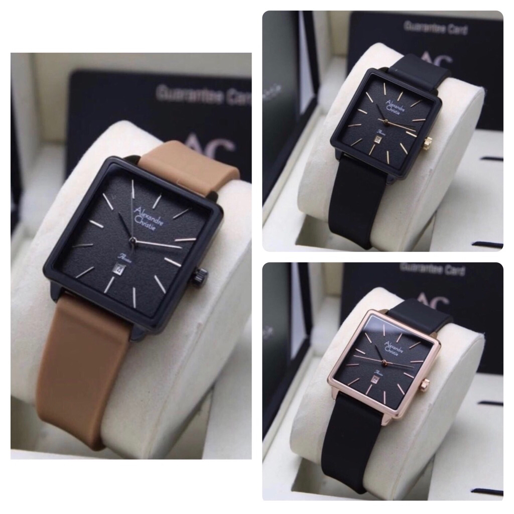 JAM TANGAN WANITA ALEXANDRE CHRISTIE 2810LD / AC 2810LD / AC 2810 RUBBER [ORIGINAL]
