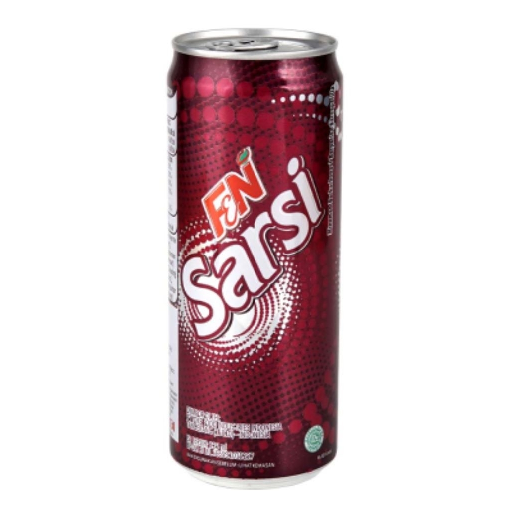 F&N Sarsi Minuman Soda Rasa Sarsaparilla Kaleng 325 ml