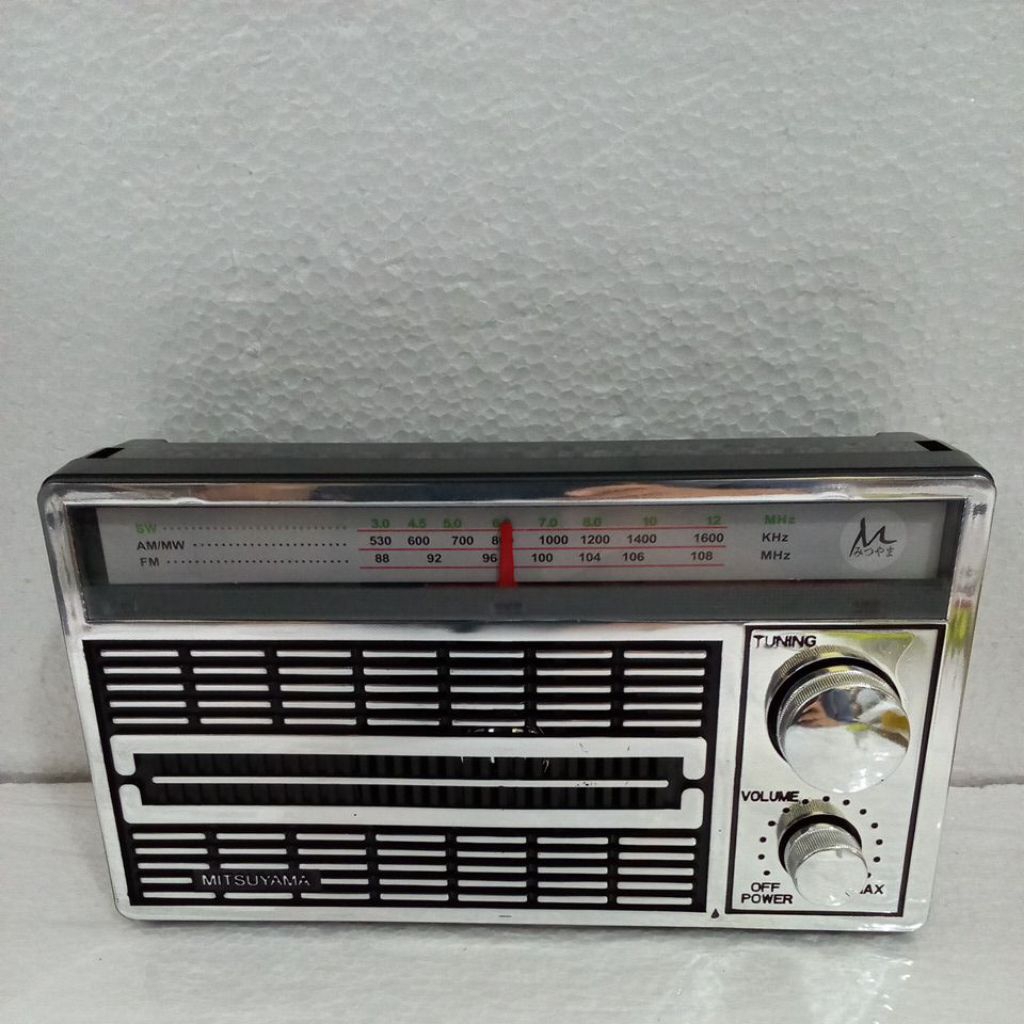 Radio Portabel Mitsuyama 3 Band FM/AM/SW dengan Speaker Besar