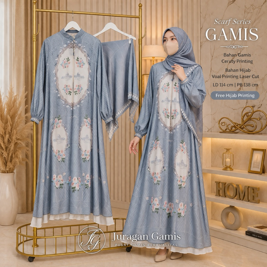 Pastelo NYRA SERIES by juragan gamis motif cantik abaya muslimah inner dan outer terpisah Ceruty Lem
