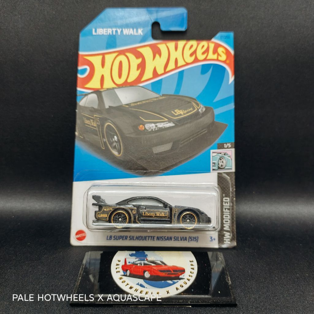 HOTWHEELS LBWK LB SUPER SILHOUETTE NISSAN SILVIA S15 black