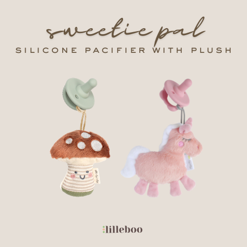 Lilleboo | Itzy Ritzy - Sweetie Pal | Empeng Dot Silikon Bayi + Boneka Anak