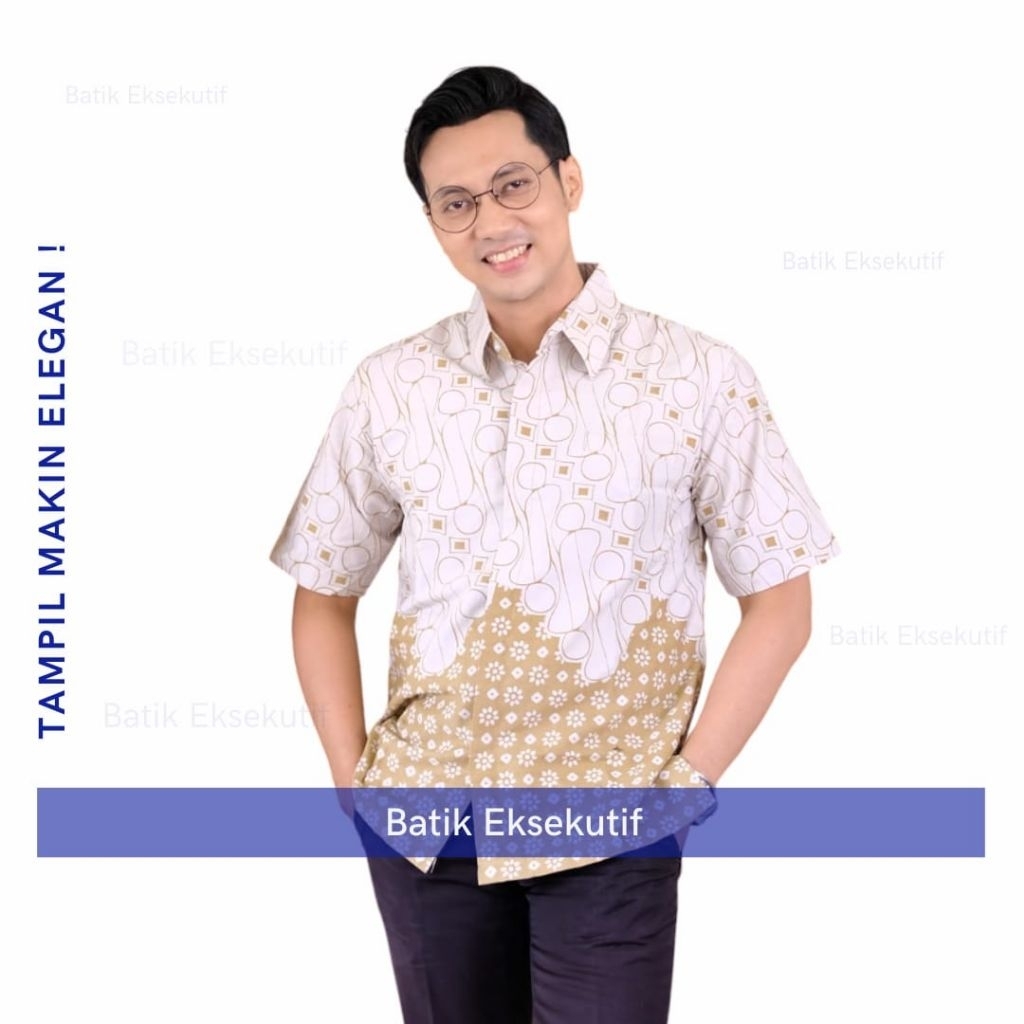 KEMEJA BATIK LAKI Batik Pria Lengan Panjang/Pendek baju batik pria premium seragam BATIK KERTOJOYO K
