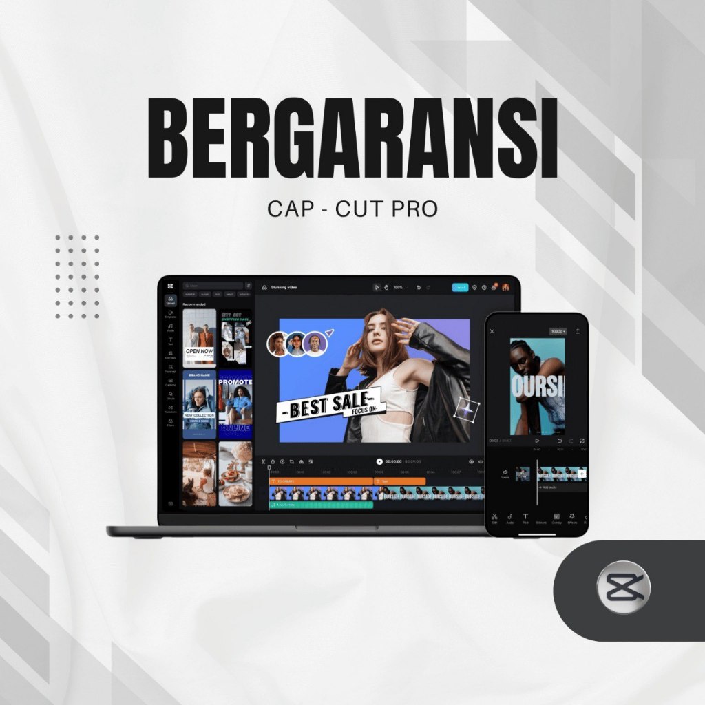 Full Template Capcut Pro Edit 1 Tahun Bergaransi