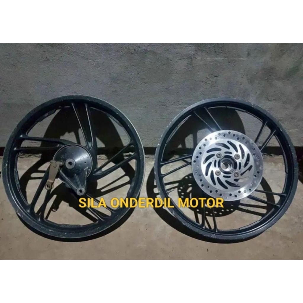 velg racing depan belakang Honda Blade 110 lama 1set original cabutan