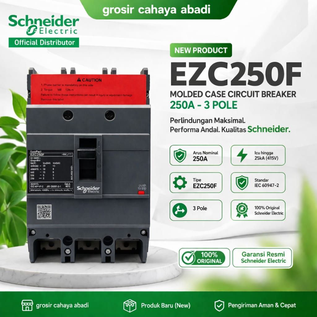 mccb breaker Schneider 250a EasyPact ezc250f3250 3phase original mccb 250a breaker 250a mccb breaker