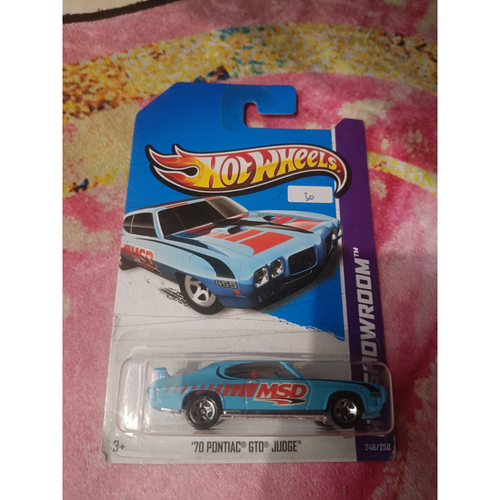 hot wheels 70 pontiac gto judge hw showroom