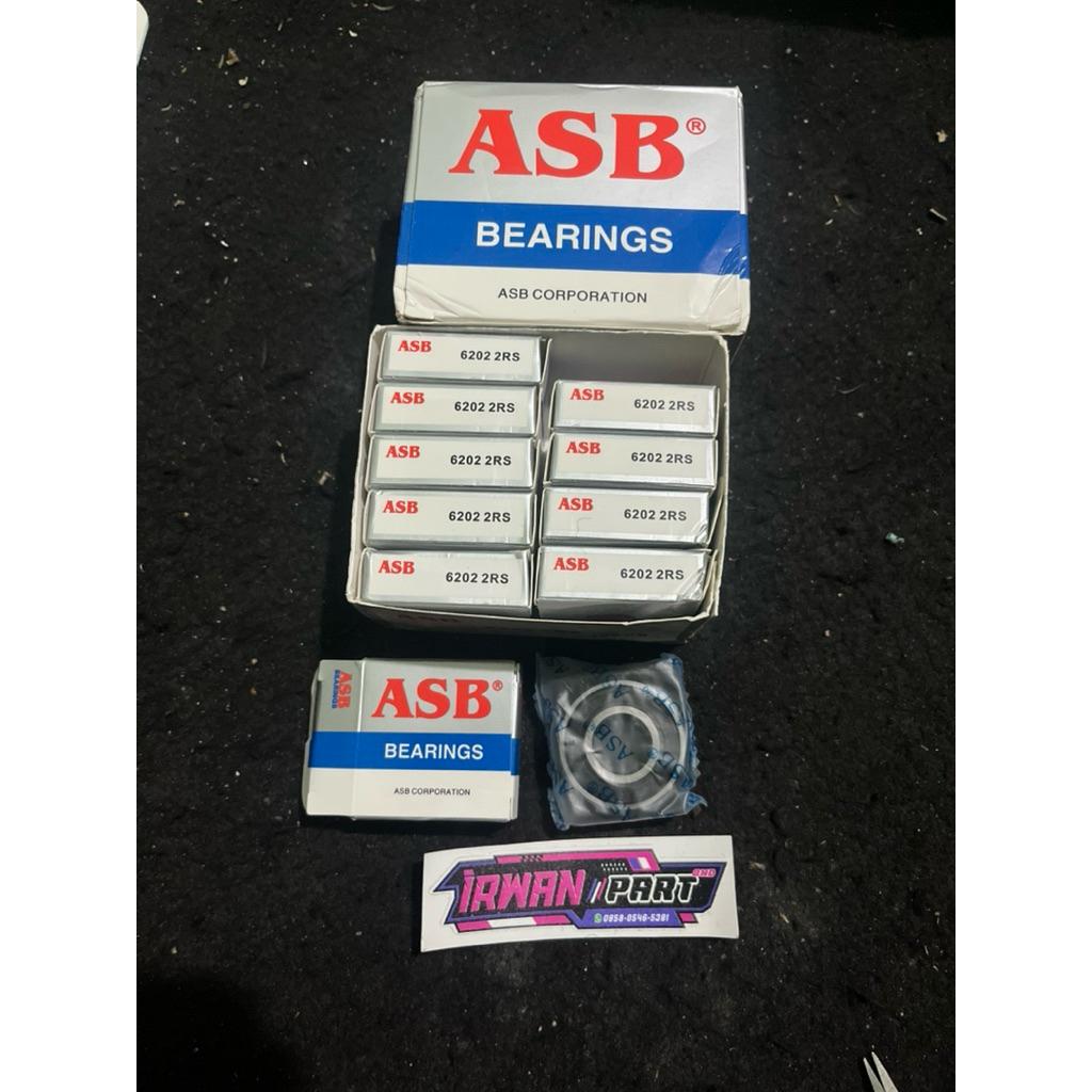 LAHAR LAKER BEARING ASB 6202 2RS AS 15 MM