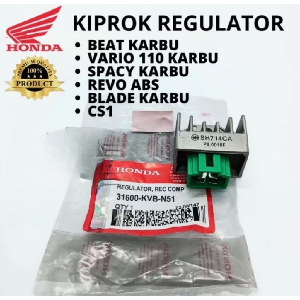 KIPROK /REGULATOR HONDA VARIO 110 CW ,TECHNO,BEAT,SPANCY,BLADE KARBU,VARIO 110 KARBU