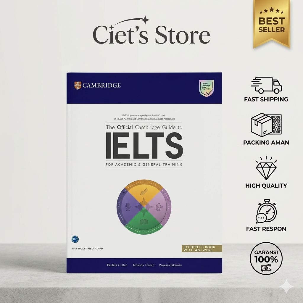 Best Seller - The Official Cambridge Guide to IELTS - Academic & General Training | Ciet's Store