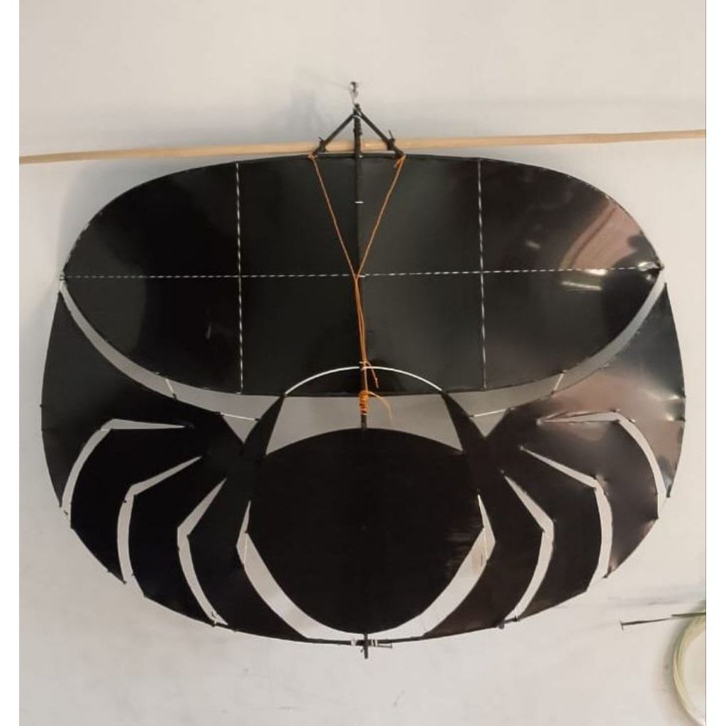 Layangan black spider uk 80 cm layangan gapangan