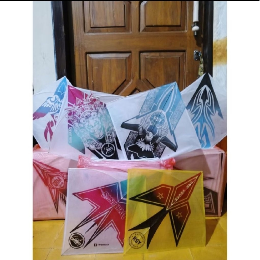 LAYANGAN SUKHOI SUPER NON LILITAN, LAYANG SUKHOI KERTAS MINYAK (100) PCS