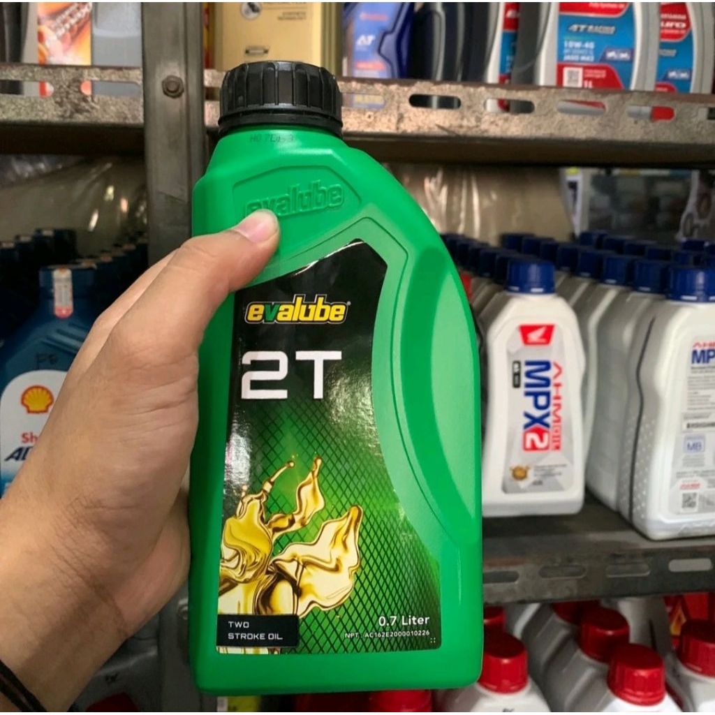 Oli samping Evalube 700 ml | Oli Samping 2t | Evalube 2t | Evalube ijo