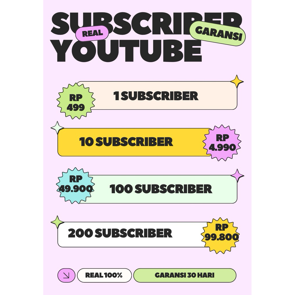 view viewers subscriber youtube yt ytb premium high quality permanent real indonesia bergaransi