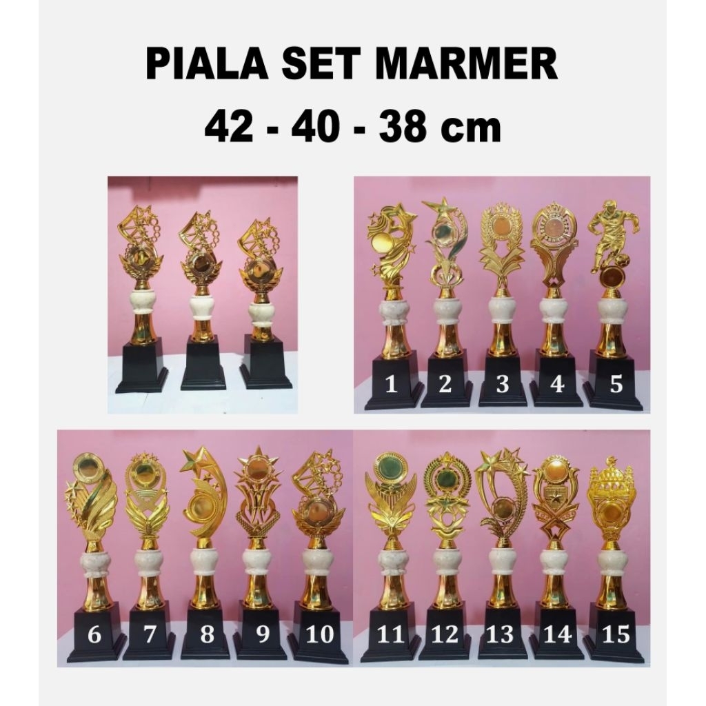 Piala Set Marmer