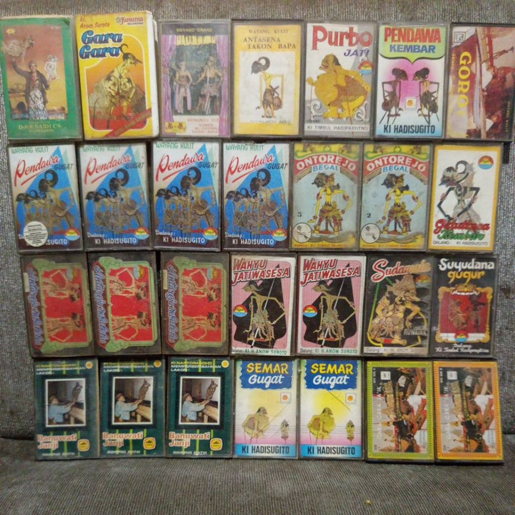 kaset wayang kulit - wayang orang