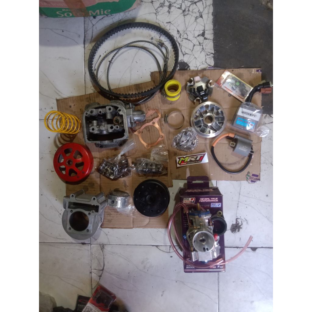 Paket Bore Up Beat Karbu Scoopy Karbu KVY Spek Sakit Hati