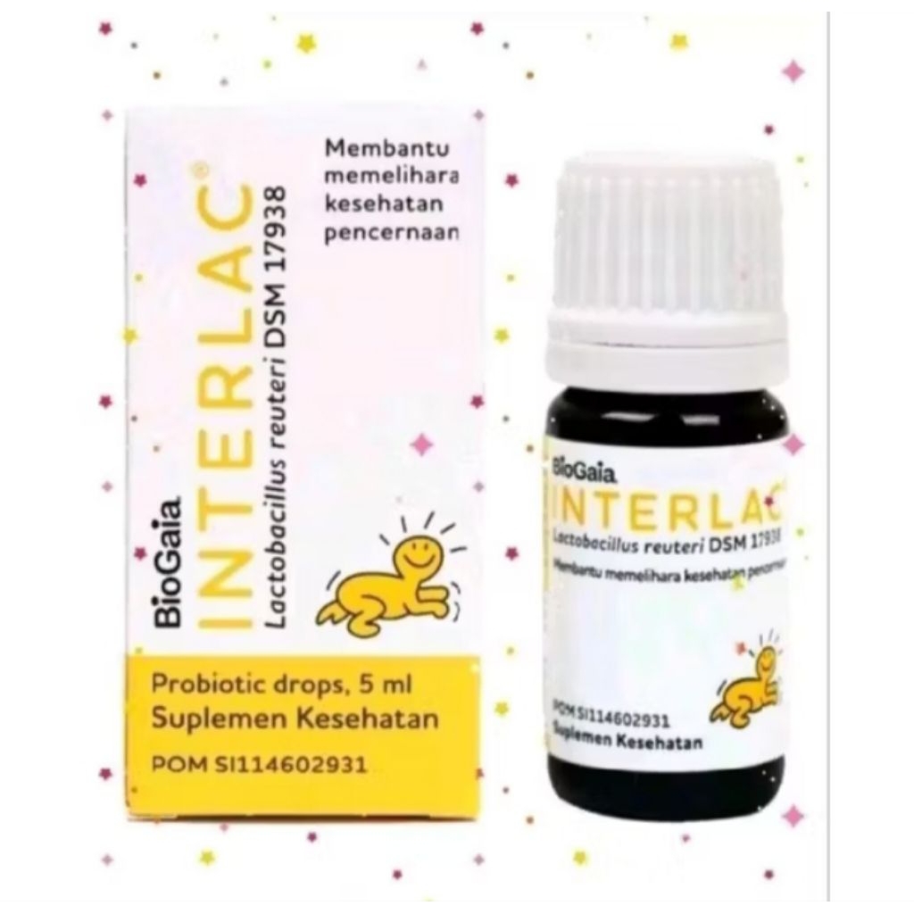 Interlac Drops 5ml - Probiotik Bayi