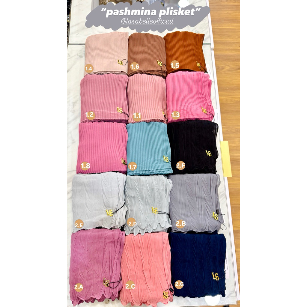 PASHMINA PLISKET BY LA SABELLE