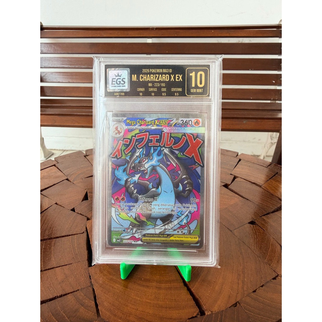 M. Charizard X EX 2026 223/193 MA Indonesia EGS Grading