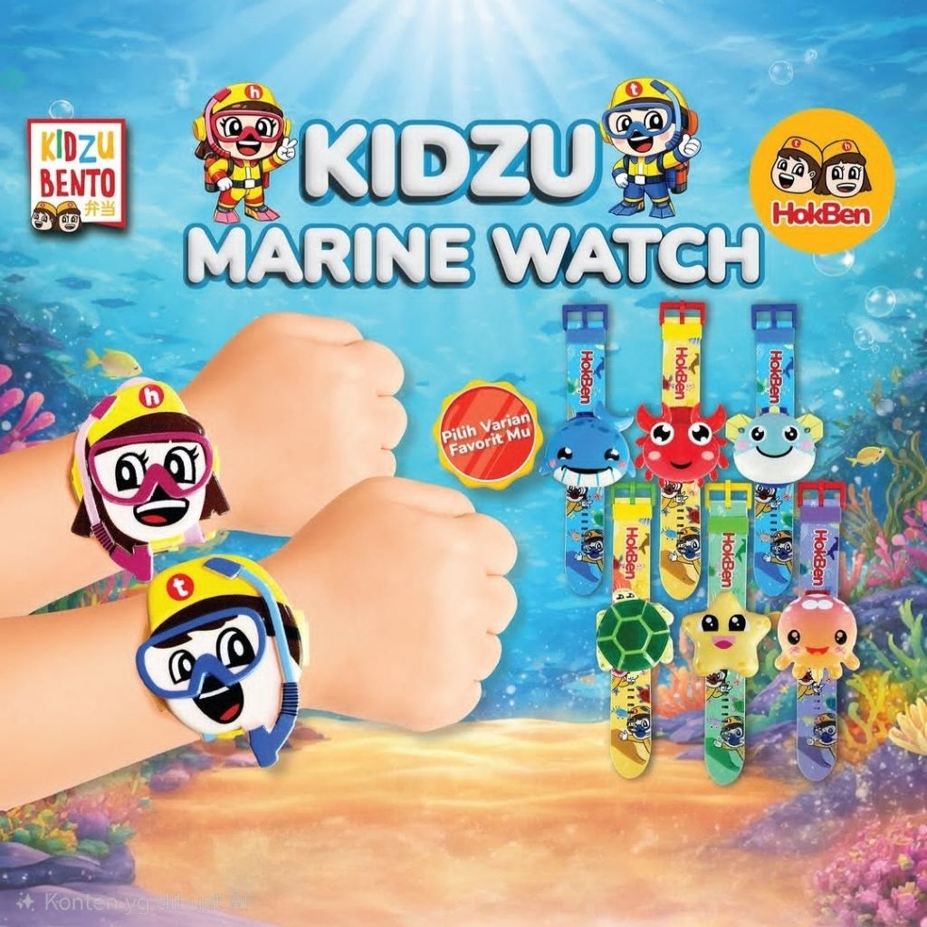 Merchandise Hoka-Hoka Bento Kidzu Marine Watch