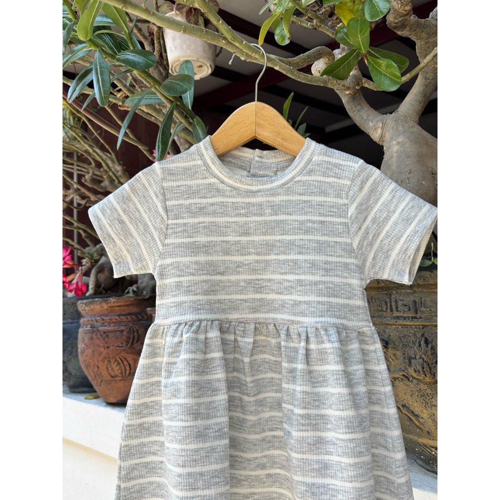 Dress salur anak perempuan - Little m