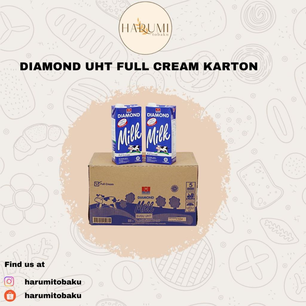 Diamond Uht Full Cream - Karton