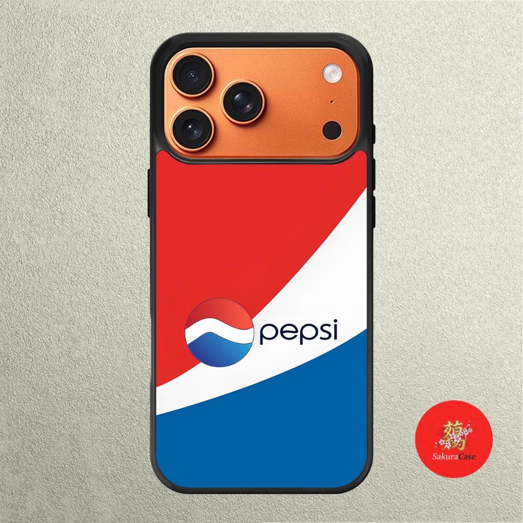 iPhone Case 17 16 15 14 13 12 11 X XR Xs 8 7 6 5 Plus Pro Max Air Softcase Pepsi Cola