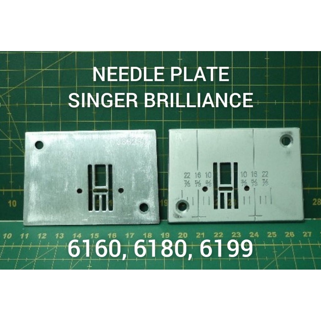 NEEDLE PLATE Mesin Jahit Singer 6160 6180 6199
