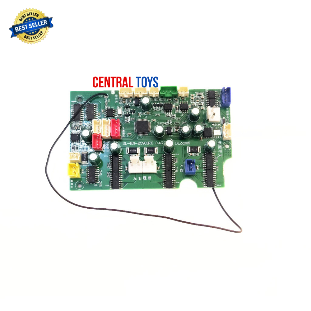 suku cadang papan elektronik KABOLITE K5901 rc excavator receiver board K5901